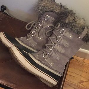Sorel Joan of Arctic Grey Waterproof Winter Boot